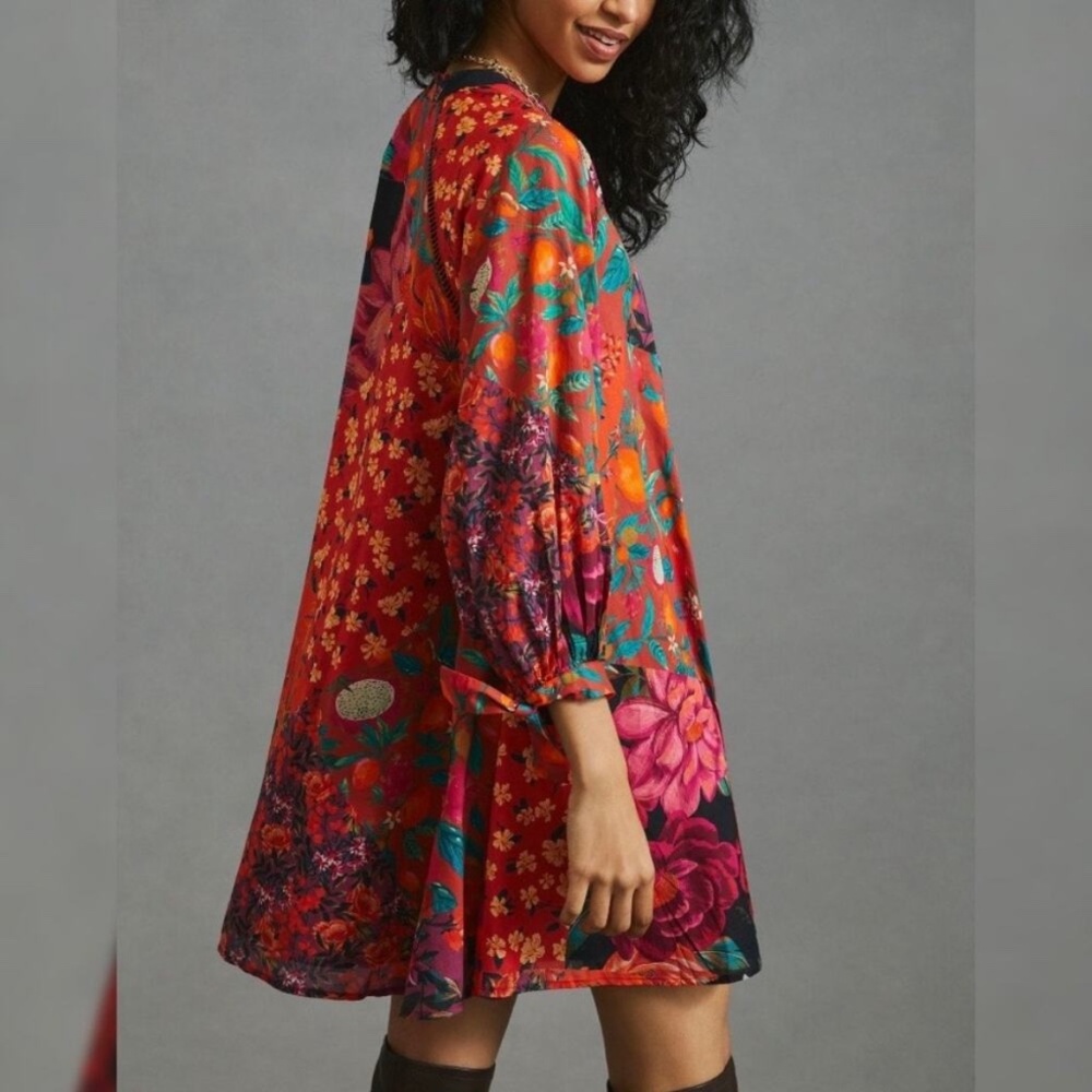 Farm Rio “Mini dress in Floral" NWT - Picture 11 of 11